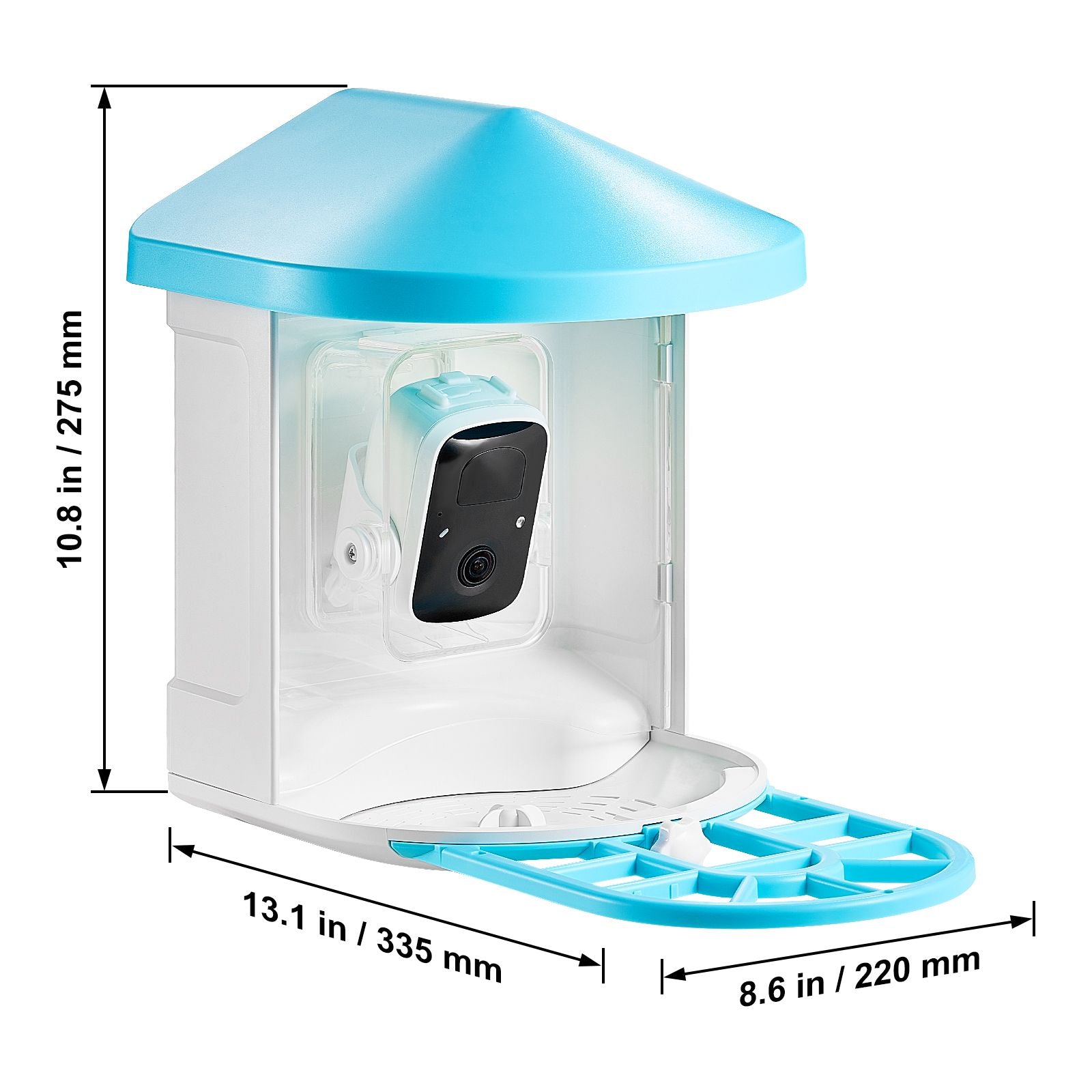 Smart Bird Feeder with Camera, 2K HD AI Identify 10,000+ Bird Species, Solar-Powered Bird Watching Camera with Auto Capture & Instant Notify, Wireless Outdoor Ideal Gift for Bird Lovers (Green) Secondary image
