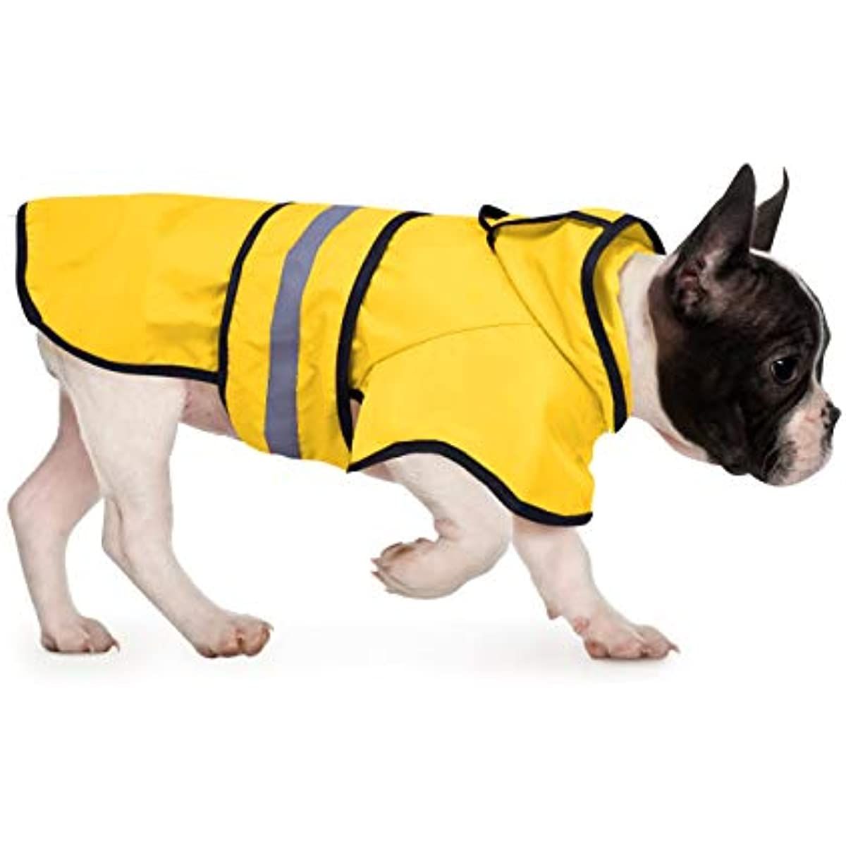 Reflective Dog Raincoat Hooded Slicker Poncho for Small to X-Large Dogs and Puppies; Waterproof Dog Clothing Secondary image