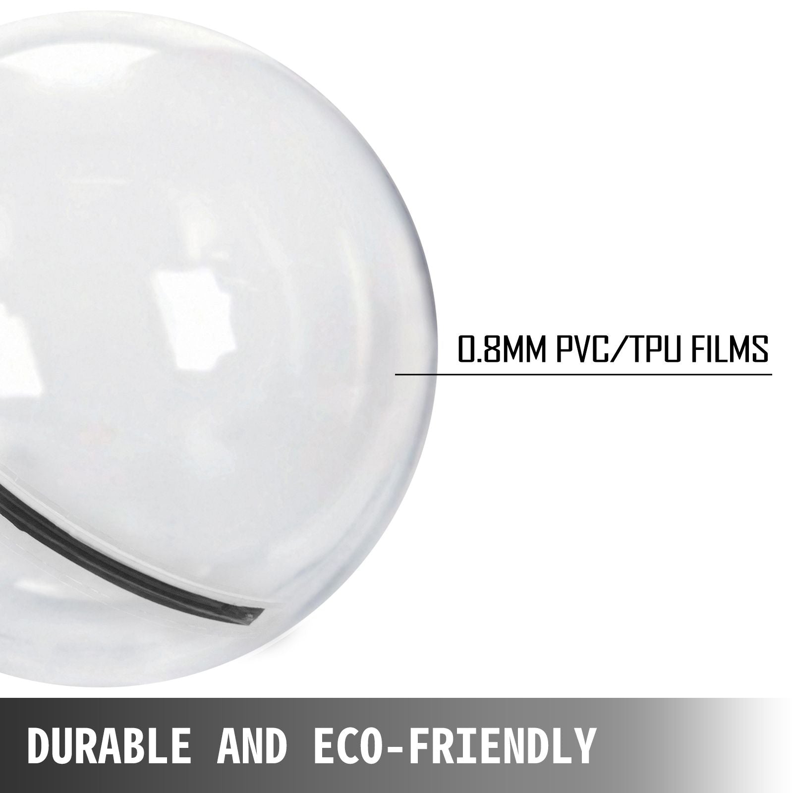 2M Walk on Water Walking Ball Roll Inflatable Zorb Ball w/ German Zipper PVC Secondary image