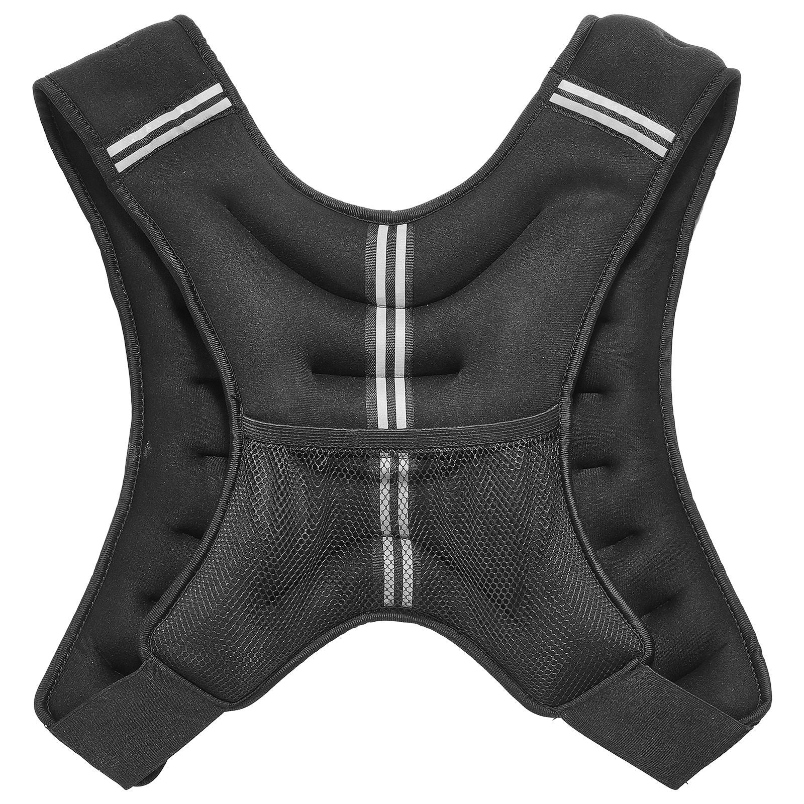 Weighted Vest, 12 lbs Weight Vest with Reflective Stripe, Adjustable Buckle Body Weight Vest for Men Women, Workout Equipment for Strength Training, Running, Jogging, Fitness, and Weight Loss Secondary image