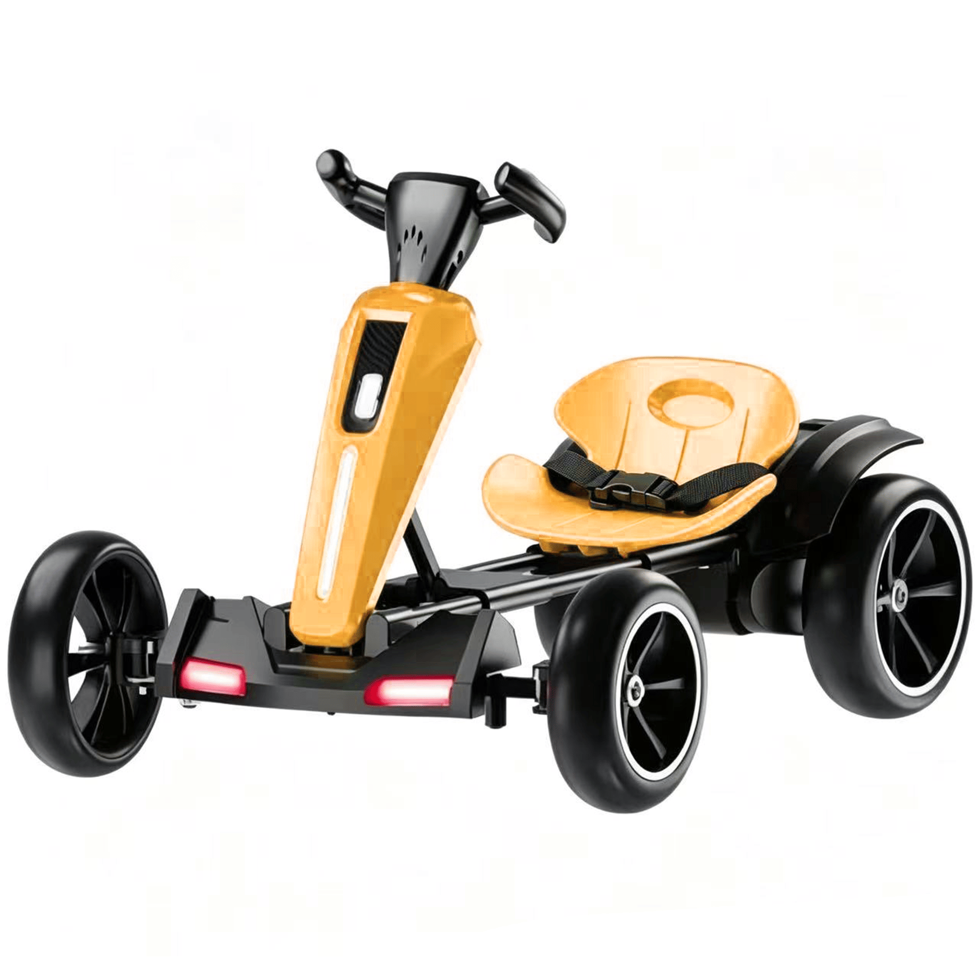 12V electric Kids Pedal Go Kart, Folder Go Kart, Outdoor Ride on Toy with Adjustable Seat, 4 Non-Slip EVA Wheels for Boys and Girls For Age 3-8 Years Old Secondary image